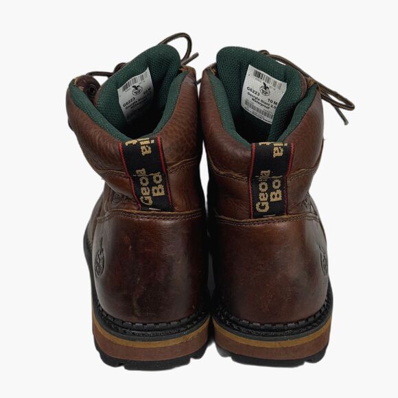 Georgia Giant 2.0 Waterproof Work Boots Brown Leather 10M G6223 USA main image 5